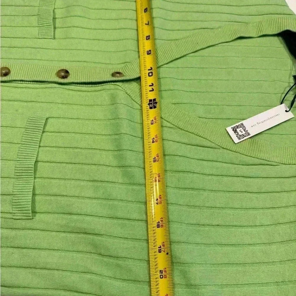 Sanctuary NWT women’s bright green cardigan pockets size medium - Picture 9 of 10